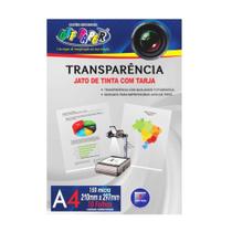 Transparência A4 Off Paper Com Tarja 150 Micra 10 Folhas Transparência A4 Off Paper Com Tarja 150 Micra 10 Folhas