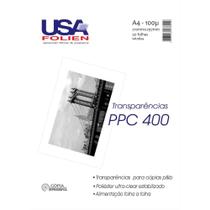 Transparência Copiadora Preta PPC 400 A4 210X297MM sem Tarja Pacote com 50