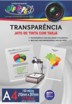 Transparencia Inkjet Inkjet A-4 C/Tarja 150G. Off Paper Pct.C/10 Transparencia Inkjet Inkjet A-4 C/Tarja 150G. Off Paper Pct.C/10