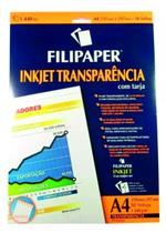 Transparência Jato de Tinta com Tarja Filipaper 50 folhas