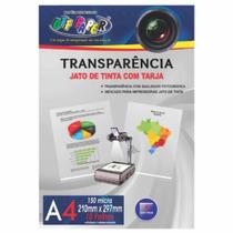 Transparencia para impressora inkjet a4 150g com tarja / c/10fls / off paper