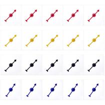 Transparent Spinners Math Game Spinner 20 unidades Lohoee