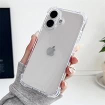 Transparente À Prova De Choque Luxo Silicone Pára-choques Duro Acrílico Caso Para Iphone 7 8 plus 11