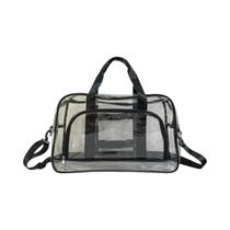 Transparente PVC Crossbody Travel Bag, grande capacidade, bolsa transparente, Fitness Storage, 1Pc