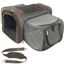 Transportador para animais de estimação Mr. Peanut's Platinum Series expansível 18Lx26Wx28H Transportador para animais de estimação Mr. Peanut's Platinum Series expansível 18Lx26Wx28H