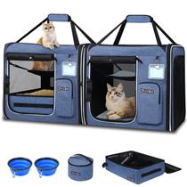 Transportadora para Animais Petskd 2 em 1 Dupla para Gatos Transportadora para Animais Petskd 2 em 1 Dupla para Gatos
