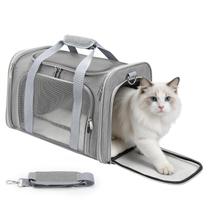 Transportadora para mascotas Zedkeys suave, aprobada para avión, 43 x 28 x 28 cm Transportadora para mascotas Zedkeys suave, aprobada para avión, 43 x 28 x 28 cm
