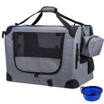 Transporte para Gatos Prutapet Large - 60x42x42cm, 25kg, com Tigela