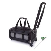 Transporte para Pets Sherpa com Rodinhas Preto Grande 53x31x27cm Transporte para Pets Sherpa com Rodinhas Preto Grande 53x31x27cm