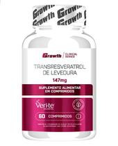 Transresveratrol de Levedura Growth Supplements - 60 comprimidos Transresveratrol de Levedura Growth Supplements - 60 comprimidos