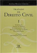 Tratado de direito civil: introdução, fontes do direito, interpretação da lei, aplicação das leis no tempo, doutrina geral - ALMEDINA BRASIL