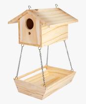 Tratador e casa para pássaros silvestres Tratador e casa para pássaros silvestres