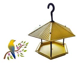 Tratador Porta Ração Comedouro Pássaros Livres Jardim Aves Tratador Porta Ração Comedouro Pássaros Livres Jardim Aves