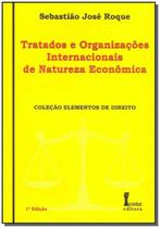 Tratados e Organizações Internacionais de Natureza Econômica - ICONE