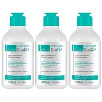 Tratamento Anticaspa 3 em 1 - Shampoo, Condicionador e Anticaspa