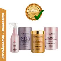 Tratamento Capilar 3 máscaras 1Kg + Queratina 500Ml DYUSAR Tratamento Capilar 3 máscaras 1Kg + Queratina 500Ml DYUSAR