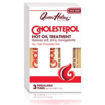 Tratamento com óleo quente Queen Helene Cholesterol 30mL x 3 - 6 pacotes Tratamento com óleo quente Queen Helene Cholesterol 30mL x 3 - 6 pacotes