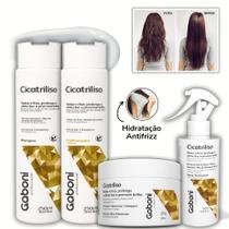 Tratamento Completo Antifrizz/Efeito Liso Pós Progressiva Cicatriliso (4 Produtos) Gaboni