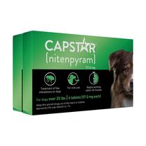 Tratamento contra pulgas Capstar para cães com mais de 11 kg, 12 doses