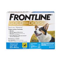 Tratamento contra pulgas e carrapatos Frontline Gold para cães médios Tratamento contra pulgas e carrapatos Frontline Gold para cães médios
