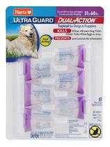 Tratamento contra pulgas e carrapatos Hartz UltraGuard Dual Action por 6 meses