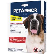 Tratamento contra pulgas PetArmor para cães grandes de 6 meses Tratamento contra pulgas PetArmor para cães grandes de 6 meses