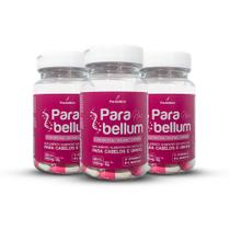 Tratamento Crescimento Cabelos e menos queda - Parabellum Hair - 90 Dias (3 Potes) - Parabellum Nutri