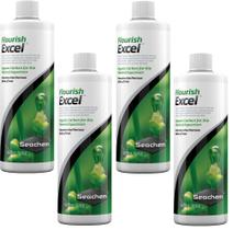 Tratamento de Água para Aquário Seachem Flourish Excel 2L Kit com 4 Unidades Tratamento de Água para Aquário Seachem Flourish Excel 2L Kit com 4 Unidades