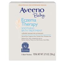 Tratamento de banho Aveeno Baby Eczema Therapy 5 ct Tratamento de banho Aveeno Baby Eczema Therapy 5 ct