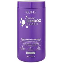 Tratamento de cabelo Bondox Blonde 1L Máscara Roxa Óleo de Amêndoa