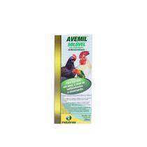 Tratamento de Coccidiose e Eimeriose das Aves - Avemil Solúvel - 20ml / 100ml - Indubras