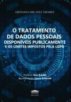 Tratamento De Dados Pessoais Disponíveis Publicamente E Os Limites Impostos Pela Lgpd, O - EDITORA PROCESSO