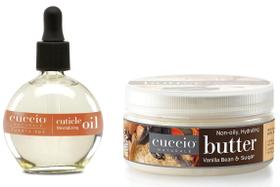 Tratamento de mãos Cuccio Full Cuticle Oil 75mL e creme corporal 240mL Tratamento de mãos Cuccio Full Cuticle Oil 75mL e creme corporal 240mL