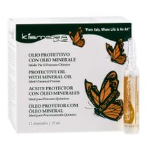 Tratamento de óleo protetor Kismera com óleo mineral 15mL x 12