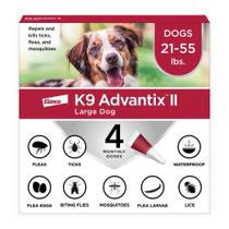 Tratamento de pulgas, carrapatos e mosquitos K9 Advantix II para cães grandes Tratamento de pulgas, carrapatos e mosquitos K9 Advantix II para cães grandes