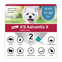 Tratamento de pulgas, carrapatos e mosquitos K9 Advantix II para cães Tratamento de pulgas, carrapatos e mosquitos K9 Advantix II para cães