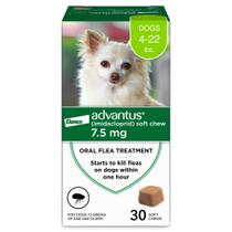 Tratamento de pulgas mastigável para cães Advantus 2 - 10 kg 30 ct