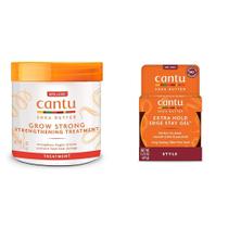 Tratamento e gel Cantu Grow Strong com manteiga de karité 180mL Tratamento e gel Cantu Grow Strong com manteiga de karité 180mL