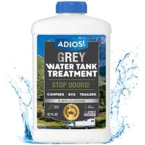 Tratamento e limpador de tanques de água RV Grey ADIOS! Adiós!