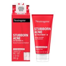 Tratamento Facial Neutrogena Stubborn Acne AM - 75ml com 2,5% de Peróxido de Benzoíla