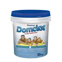 Tratamento limpeza piscina cloro hipoclorito 65% concentrato 10kg - domclor