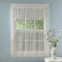 Tratamento para Cortinas Sweet Home Collection Priscilla White Tratamento para Cortinas Sweet Home Collection Priscilla White