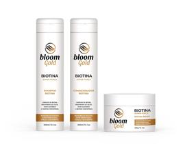 Tratamento para crescer os cabelos Biotina BloomGold - Bloom Gold