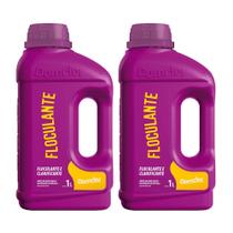 Tratamento para piscina 2 domclor clarificante floculante 1l