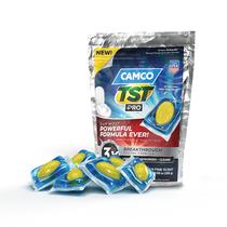 Tratamento para Vaso Sanitário de RV Camco TST PRO Pacote com 10 Unidades Aroma Pinheiro Tratamento para Vaso Sanitário de RV Camco TST PRO Pacote com 10 Unidades Aroma Pinheiro