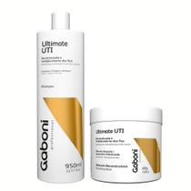 Tratamento Profissional de Reconstrução Intensa - Shampoo 950ml + Máscara 450g Ultimate UTI Gaboni