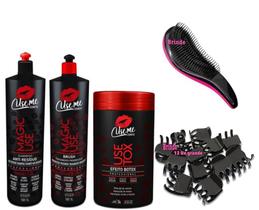 TRATAMENTO PROGRESSIVO MAGIC BRUSH E BOTOX USE TOX 3x1 - USE ME COSMETIC TRATAMENTO PROGRESSIVO MAGIC BRUSH E BOTOX USE TOX 3x1 - USE ME COSMETIC