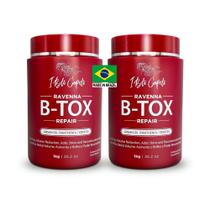 Tratamento reparador de cabelo B-tox I Belli Capelli Ravenna 1kg Tratamento reparador de cabelo B-tox I Belli Capelli Ravenna 1kg