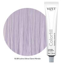 Tratamento Tonalizante Colorfill 10.89 Loiro Ultra Claro Pérola 50gr Vizet Tratamento Tonalizante Colorfill 10.89 Loiro Ultra Claro Pérola 50gr Vizet