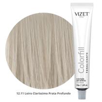 Tratamento Tonalizante Colorfill 12.11 Loiro Claríssimo Prata Profundo 50gr Vizet